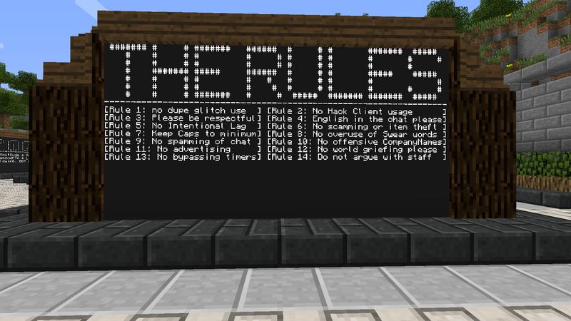 The Rules Board The Rules Board